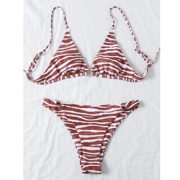 women's swimwear 2pcs swimsuit bikini set push-up padded stripe metal ring high waist thong and stylish beachwear 2021, White;black
women's swimwear 2pcs swimsuit bikini set push-up padded stripe metal ring high waist thong and stylish beachwear 2021, White;black
