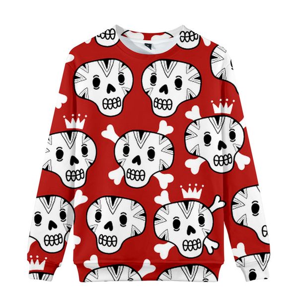 Hip-hop cartoon boy girl T-shirt 3D printing animal print T-shirt long-sleeved shirt color clothes children's top, Blue
Hip-hop cartoon boy girl T-shirt 3D printing animal print T-shirt long-sleeved shirt color clothes children's top, Blue
