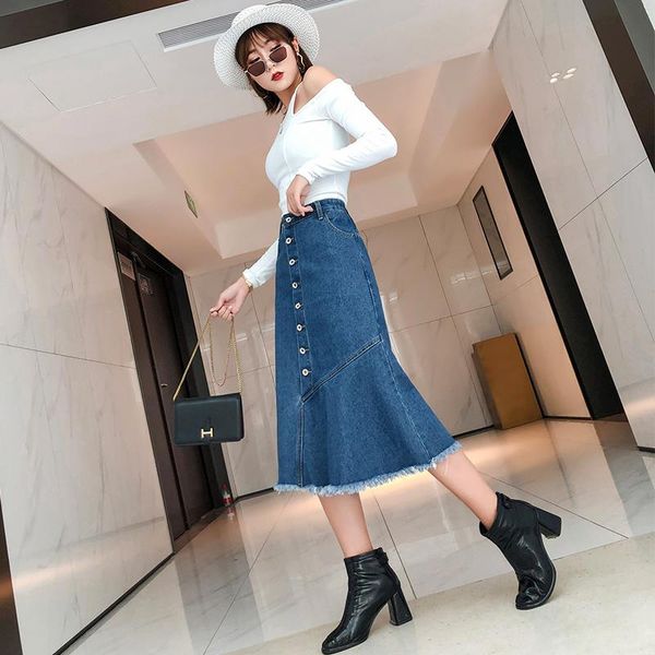 skirts long denim skirt women retro high waist jeans with belt plus size straight a-line pencil elegant summer 2021 chic, Black
skirts long denim skirt women retro high waist jeans with belt plus size straight a-line pencil elegant summer 2021 chic, Black