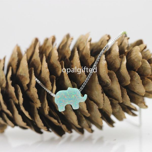 1pc selling elephant opal pendant necklace box chain 925 sterling silver 8*11mm synthetic chains
1pc selling elephant opal pendant necklace box chain 925 sterling silver 8*11mm synthetic chains