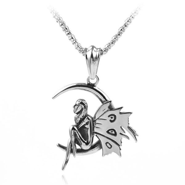 personality silver plated moon butterfly fairy necklace for men women punk style long chain party gifts hip hop jewelry pendant neckl
personality silver plated moon butterfly fairy necklace for men women punk style long chain party gifts hip hop jewelry pendant neckl