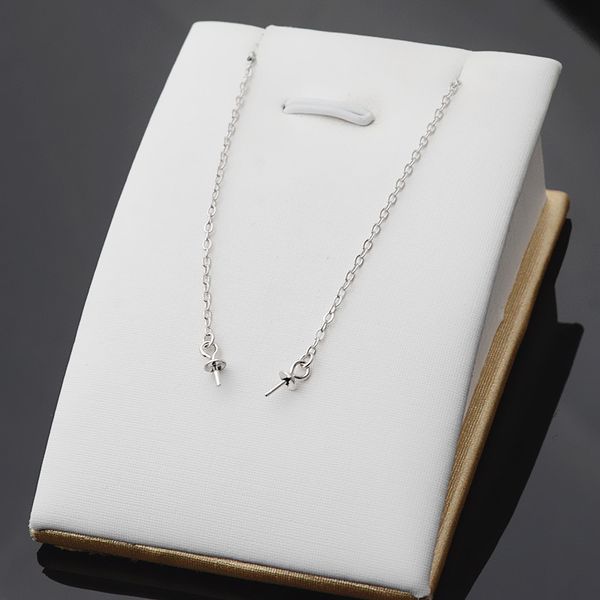 s925 silver through hole bead necklace female universal pierced bone chain diy pearl jewelry accessories semi-finished 447
s925 silver through hole bead necklace female universal pierced bone chain diy pearl jewelry accessories semi-finished 447