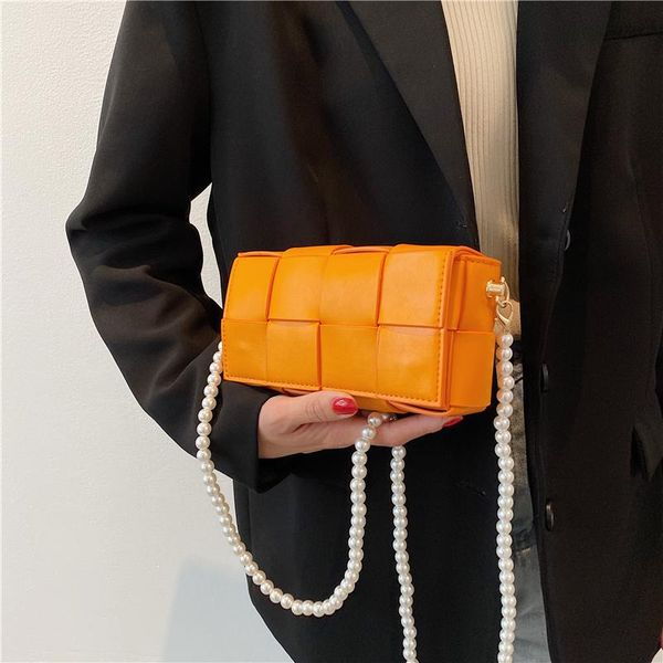evening bags 2021 women's shoulder brand designer woven handbag pearl chain crossbody bag luxury female flap small square and purses
evening bags 2021 women's shoulder brand designer woven handbag pearl chain crossbody bag luxury female flap small square and purses