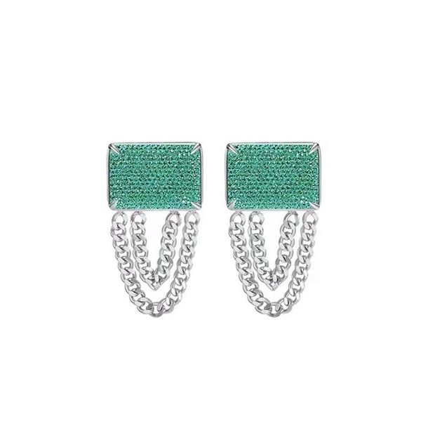 temperament net red same chain green earrings single side earrings black friday, Golden
temperament net red same chain green earrings single side earrings black friday, Golden