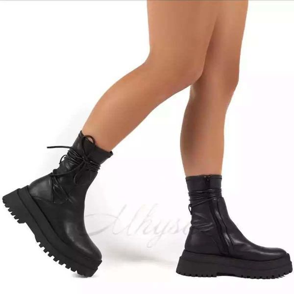 boots 35-43 shoes woman plus size women's locomotive black short tube round head lace-up raise the bottom luxury designer
boots 35-43 shoes woman plus size women's locomotive black short tube round head lace-up raise the bottom luxury designer