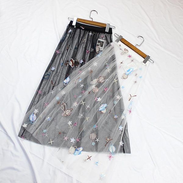 skirts floral lace mesh tulle long skirt summer ladies jupe femme vintage sequin embroidery midi black a line korean 2021
skirts floral lace mesh tulle long skirt summer ladies jupe femme vintage sequin embroidery midi black a line korean 2021
