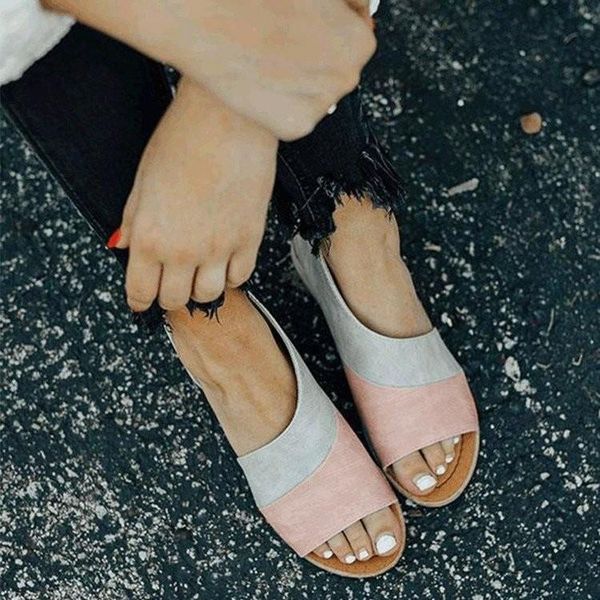 spring and autumn women's side bag heel flat hollow low solid color fish mouth large sandals, Black
spring and autumn women's side bag heel flat hollow low solid color fish mouth large sandals, Black