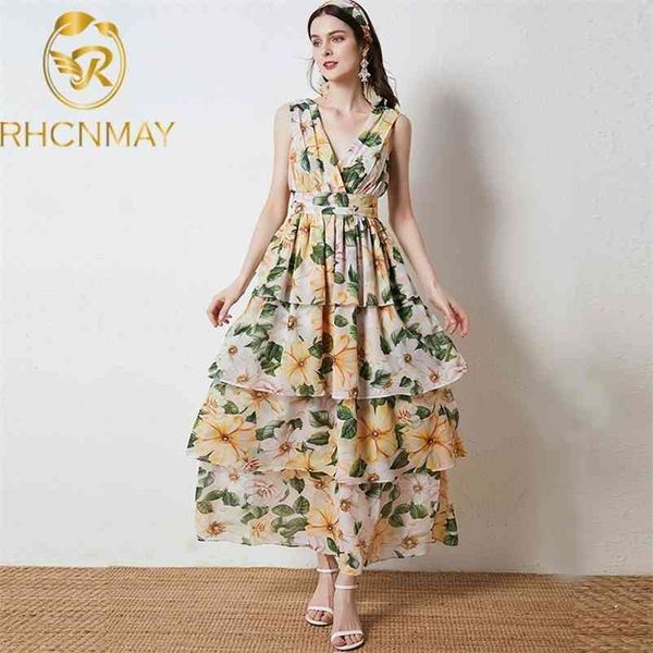 summer fashion runway v-neck long dress women's sleeveless yellow camellia print cascading ruffle holiday dresses 210520, Black;gray
summer fashion runway v-neck long dress women's sleeveless yellow camellia print cascading ruffle holiday dresses 210520, Black;gray