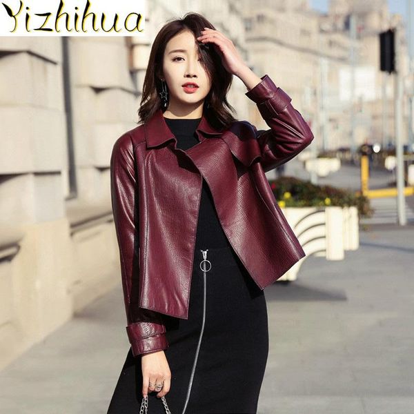 women's leather & faux spring jacket genuine autumn women 100% real sheepskin coat female korean bomber jackets chaqueta mujer, Black
women's leather & faux spring jacket genuine autumn women 100% real sheepskin coat female korean bomber jackets chaqueta mujer, Black