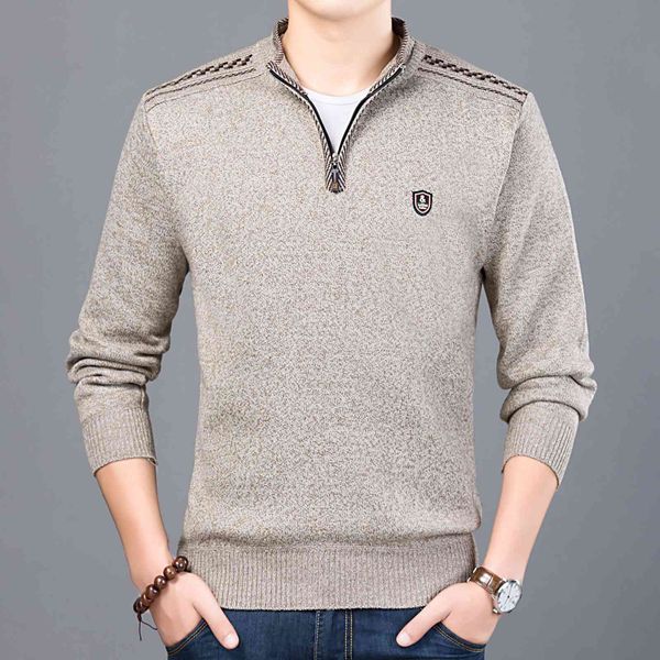 autumn and winter 2021 korean sweater men's long sleeve zipper half high neck solid color versatile casual bottom shirt, Black
autumn and winter 2021 korean sweater men's long sleeve zipper half high neck solid color versatile casual bottom shirt, Black