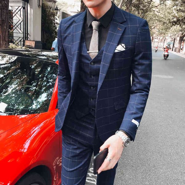 men's suits & blazers casual suit, 3-piece set. jackets, vests, jackets, trousers, White;black
men's suits & blazers casual suit, 3-piece set. jackets, vests, jackets, trousers, White;black