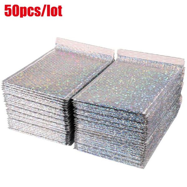 packing bags 50pcs/pack laser silver packaging bubble mailer foil plastic padded envelope gift bag mailing
packing bags 50pcs/pack laser silver packaging bubble mailer foil plastic padded envelope gift bag mailing