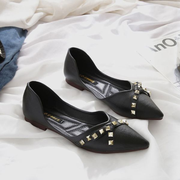 dress shoes all-match metal studs flats casual zapatos mujer slip on v-open moccasins korean style shallow mouth pointy toe women p0tz, Black
dress shoes all-match metal studs flats casual zapatos mujer slip on v-open moccasins korean style shallow mouth pointy toe women p0tz, Black
