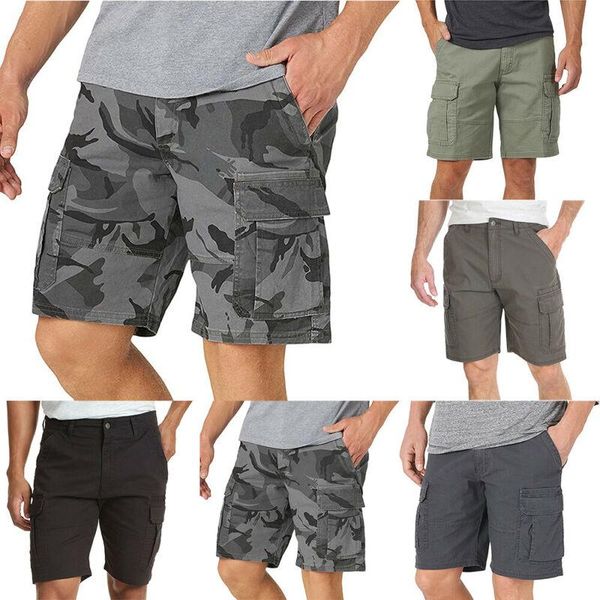 men's shorts casual men fashion cargo combat work knee length summer pants pockets straight shrots, White;black
men's shorts casual men fashion cargo combat work knee length summer pants pockets straight shrots, White;black