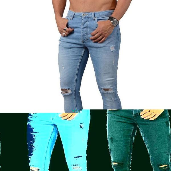 men's jeans sweatpants hole men pants casual summer autumn male ripped skinny trousers slim outwears, Blue
men's jeans sweatpants hole men pants casual summer autumn male ripped skinny trousers slim outwears, Blue