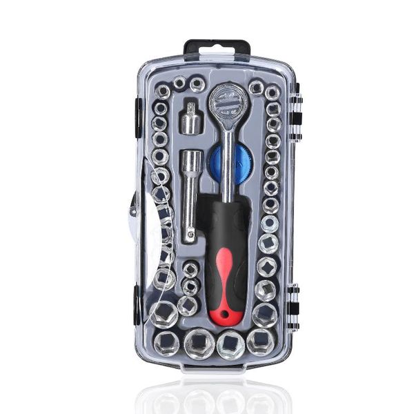 professional hand tool sets 40 pcs socket set motorcycle bicycle auto repairs hardware tools hexagonal ratchet wrench combination
professional hand tool sets 40 pcs socket set motorcycle bicycle auto repairs hardware tools hexagonal ratchet wrench combination