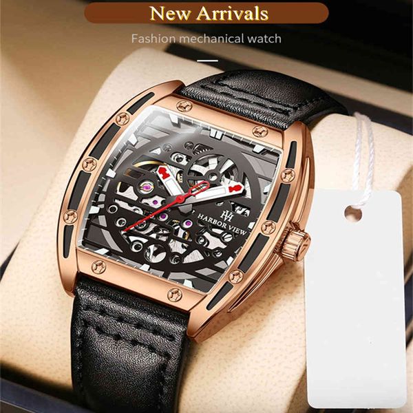 new double sided hollow automatic mechanical leather clock men lighting waterproof skeleton male relogio masculino, Slivery;brown
new double sided hollow automatic mechanical leather clock men lighting waterproof skeleton male relogio masculino, Slivery;brown