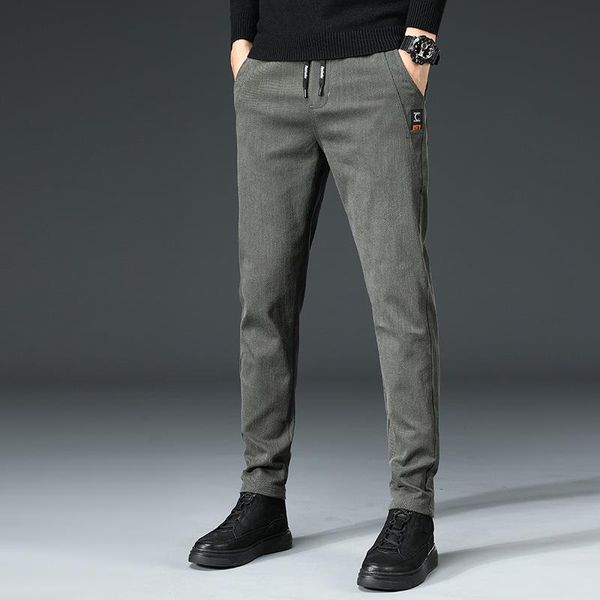 men's pants 2021 spring autumn fashion business casual cotton long suit male elastic straight formal trousers size 38, Black
men's pants 2021 spring autumn fashion business casual cotton long suit male elastic straight formal trousers size 38, Black