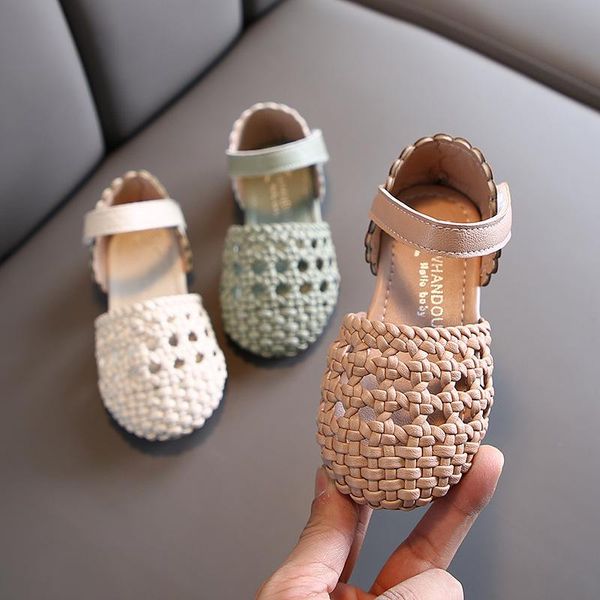 sandals summer leather woven hollow princess children girls student kids flats soft bottom baby toddler beach shoes, Black;red
sandals summer leather woven hollow princess children girls student kids flats soft bottom baby toddler beach shoes, Black;red