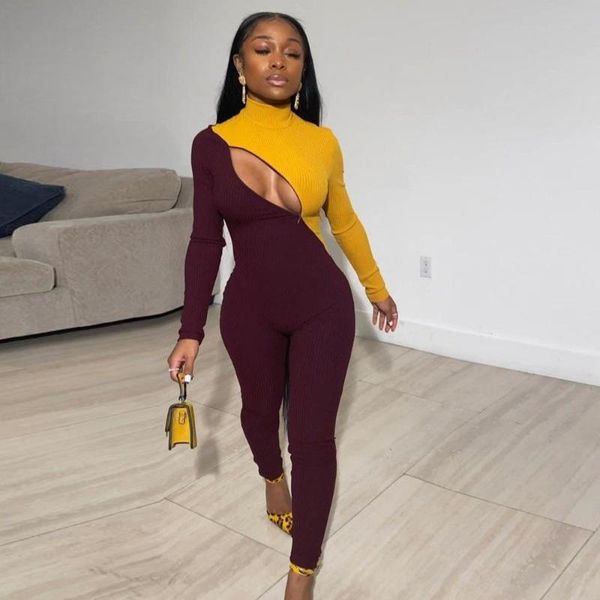 women's jumpsuits & rompers cut out bodycon jumpsuit rave festival turtleneck body one piece club outfit women long sleeve, Black;white
women's jumpsuits & rompers cut out bodycon jumpsuit rave festival turtleneck body one piece club outfit women long sleeve, Black;white