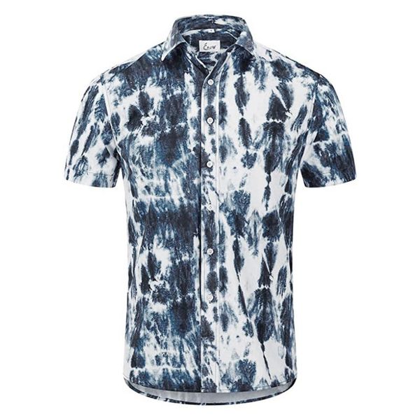 men's casual shirts summer shirt hawaiian print short sleeve for men slim fit button up harajuku camisa masculina, White;black
men's casual shirts summer shirt hawaiian print short sleeve for men slim fit button up harajuku camisa masculina, White;black