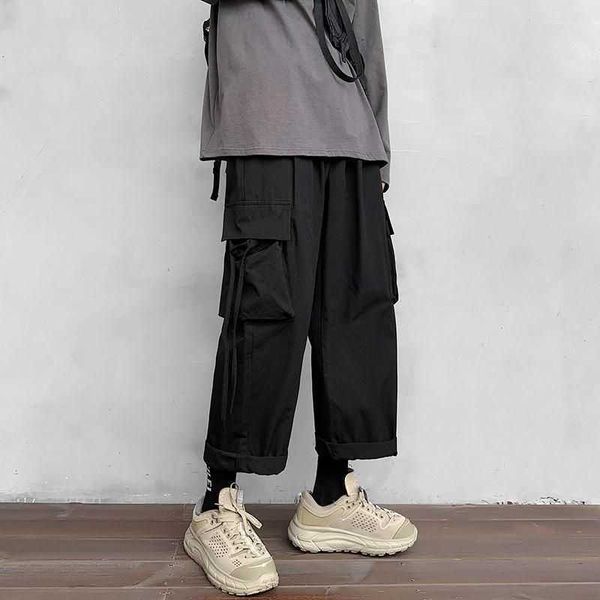 functional trousers men women hong kong style trendy casual versatile loose-fitting straight ankle-length wide-leg pants 210526, Black
functional trousers men women hong kong style trendy casual versatile loose-fitting straight ankle-length wide-leg pants 210526, Black