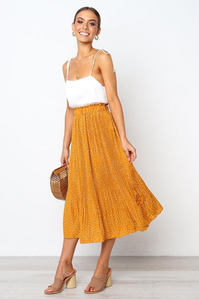skirts 2021 women high waist wild print wave point pocket long skirt spring fashion, Black
skirts 2021 women high waist wild print wave point pocket long skirt spring fashion, Black