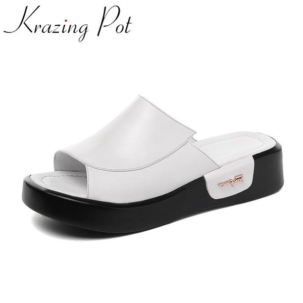 slippers big size 44 genuine leather med heels peep toe outside solid casual summer shoes slides slip on platform concise mules, Black
slippers big size 44 genuine leather med heels peep toe outside solid casual summer shoes slides slip on platform concise mules, Black