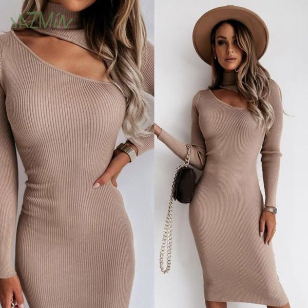 casual dresses hollow knit dress slim high neck all-match base winter tight-fitting warm vestidos de mujer 2021, Black;gray
casual dresses hollow knit dress slim high neck all-match base winter tight-fitting warm vestidos de mujer 2021, Black;gray