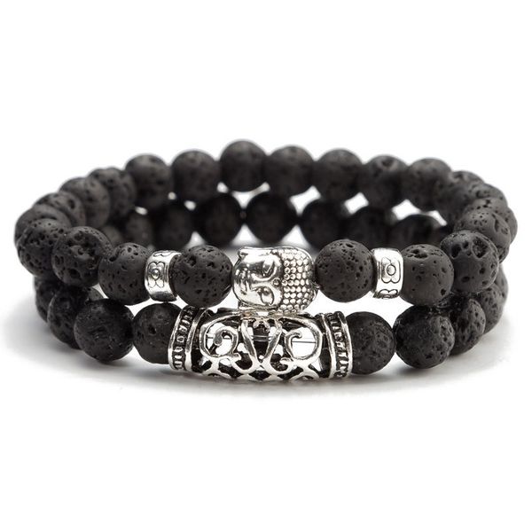 sumeng - male and female buddha bead black lava prayer stone bracelets, wholesale, 2 pieces- new, 2021, Golden;silver
sumeng - male and female buddha bead black lava prayer stone bracelets, wholesale, 2 pieces- new, 2021, Golden;silver