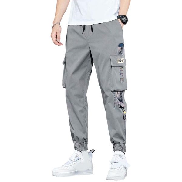 men's pants 2021 side pockets cargo harem hip hop casual male joggers trousers fashion streetwear waist, Black
men's pants 2021 side pockets cargo harem hip hop casual male joggers trousers fashion streetwear waist, Black