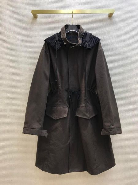 women's trench coats high-quality 2021 women fashion long-sleeved drawstring hooded windbreaker jacket 0319, Tan;black
women's trench coats high-quality 2021 women fashion long-sleeved drawstring hooded windbreaker jacket 0319, Tan;black
