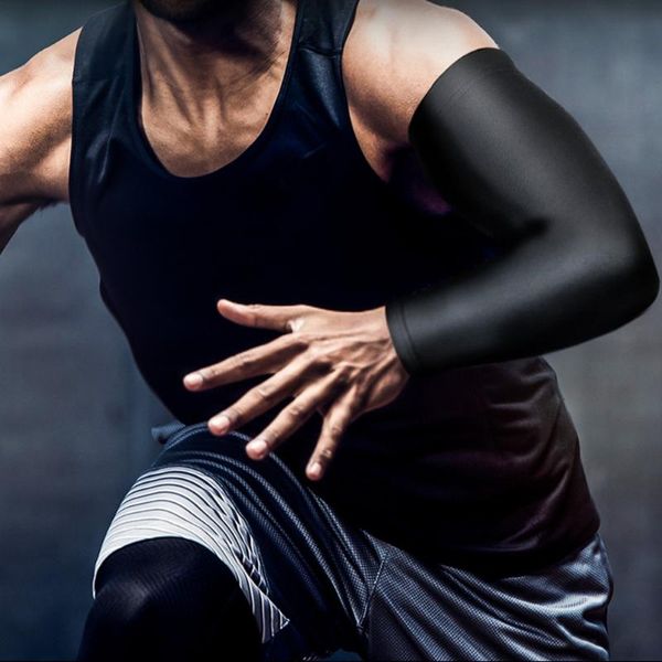 elbow & knee pads 1pc sports arm sleeve cover breathable anti-slip uv sun protection basketball long protector gear, Black;gray
elbow & knee pads 1pc sports arm sleeve cover breathable anti-slip uv sun protection basketball long protector gear, Black;gray