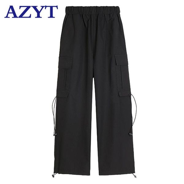 women's pants & capris azyt 2021 streetwear loose cargo hip hop big pocket drawstring women harem high waist solid casual, Black;white
women's pants & capris azyt 2021 streetwear loose cargo hip hop big pocket drawstring women harem high waist solid casual, Black;white