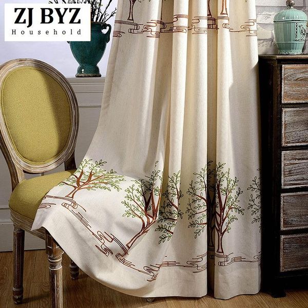 cotton sitting room contemporary style window drapes finished linen pastoral embroidered curtains for bedroom contracted xf curtain &
cotton sitting room contemporary style window drapes finished linen pastoral embroidered curtains for bedroom contracted xf curtain &