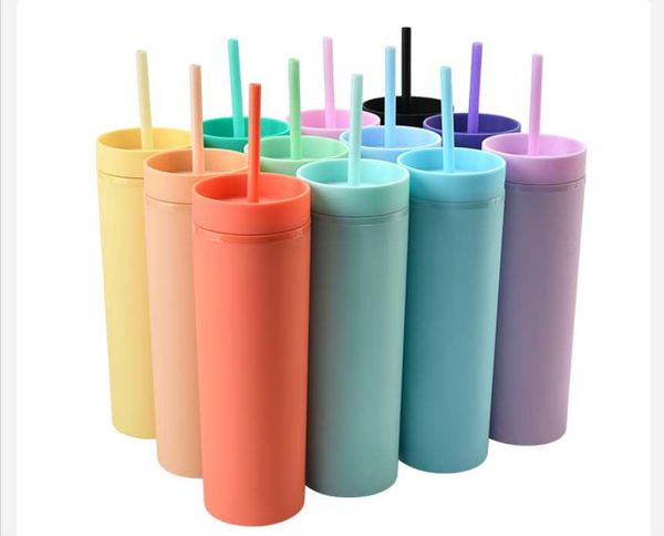 12pcs/lot arrival matte slim skinny tumbler water bottle 16oz colorful double wall with lid bottles
12pcs/lot arrival matte slim skinny tumbler water bottle 16oz colorful double wall with lid bottles