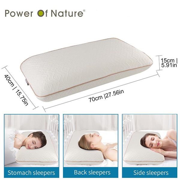pillow power of nature orthopedic pillows memory foam neck massage cervical white with pillowcase home bedding decoretion 
pillow power of nature orthopedic pillows memory foam neck massage cervical white with pillowcase home bedding decoretion