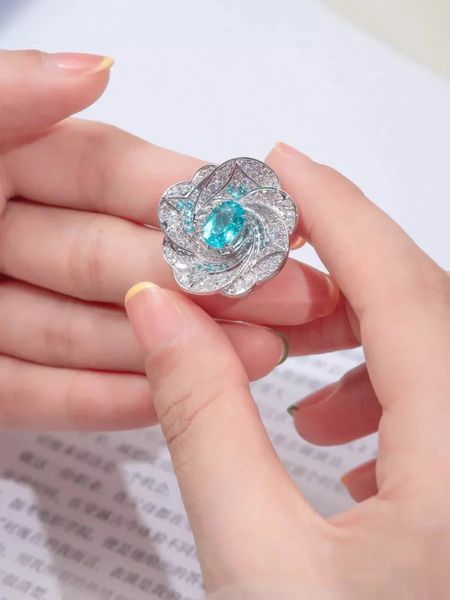 big flower cz zircon finger ring silver color party wedding band rings for women bridal promise jewelry gift, Slivery;golden
big flower cz zircon finger ring silver color party wedding band rings for women bridal promise jewelry gift, Slivery;golden