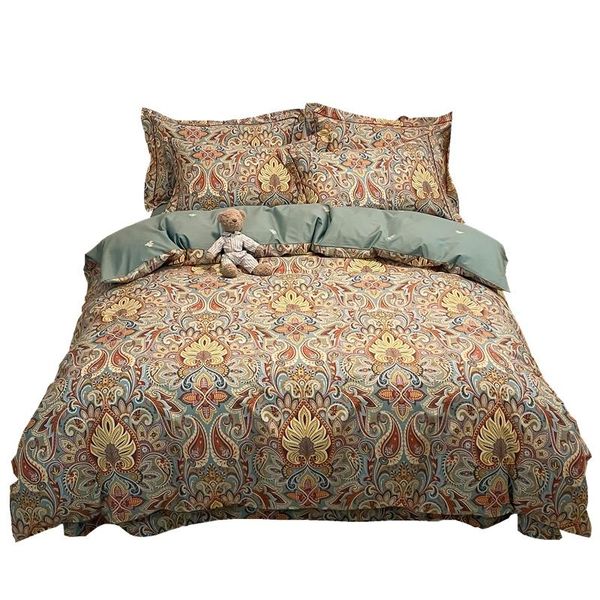 bedding sets american style bed four-piece set all cotton flower quilt cover sheet fitted skin-friendly single 3 pcs
bedding sets american style bed four-piece set all cotton flower quilt cover sheet fitted skin-friendly single 3 pcs