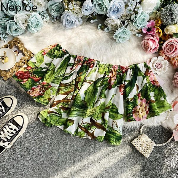 women's blouses & shirts neploe summer leaves printed blouse korean off shoulder short shirt 2021 flare sleeve chiffon blusas 4b450, White
women's blouses & shirts neploe summer leaves printed blouse korean off shoulder short shirt 2021 flare sleeve chiffon blusas 4b450, White