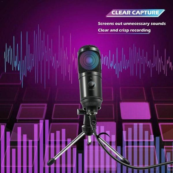 microphones multipurpose condenser microphone professional for pc studio recording lapsinging computer gaming streaming c0d3
microphones multipurpose condenser microphone professional for pc studio recording lapsinging computer gaming streaming c0d3
