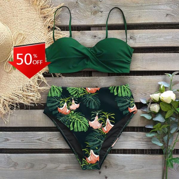 women's swimwear high waist bikini 2021 push up swimsuit women print bikinis retro cross padded bathing suit floral beach wear, White;black
women's swimwear high waist bikini 2021 push up swimsuit women print bikinis retro cross padded bathing suit floral beach wear, White;black