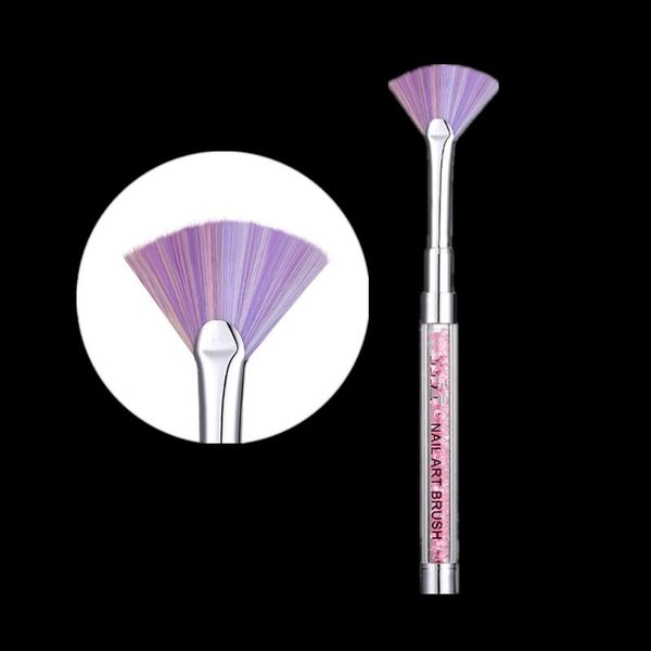 nail brushes 1pc art brush liner gradient fan shape pink rhinestone handle dust glitter powder remover pen 3d painting gel, Yellow
nail brushes 1pc art brush liner gradient fan shape pink rhinestone handle dust glitter powder remover pen 3d painting gel, Yellow