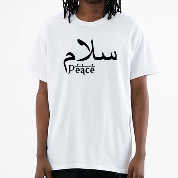 men's t-shirts 2021 summer salam peace arabic t shirt islamic muslim greeting eid mens o-neck tee premium cotton short sleeves t-shirt, White;black
men's t-shirts 2021 summer salam peace arabic t shirt islamic muslim greeting eid mens o-neck tee premium cotton short sleeves t-shirt, White;black