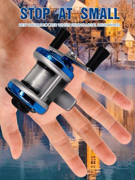 mini ice fishing reel winter drum wheel double rocker metal body carp with wire raft reels baitcasting
mini ice fishing reel winter drum wheel double rocker metal body carp with wire raft reels baitcasting
