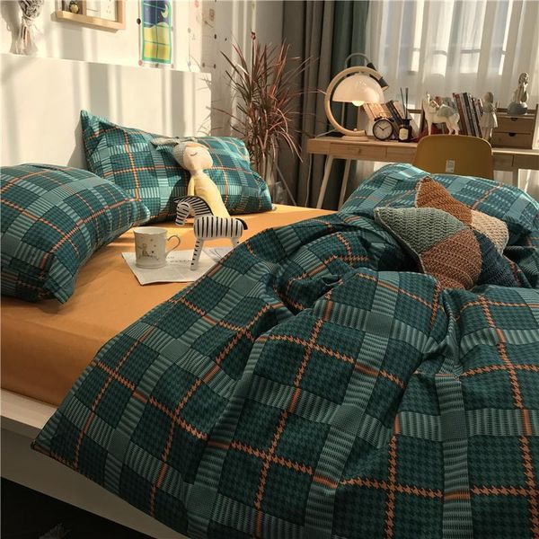 bedding sets king size set duvet cover luxury nordic simple green bed sheet cotton with pillow edredon 50cs
bedding sets king size set duvet cover luxury nordic simple green bed sheet cotton with pillow edredon 50cs