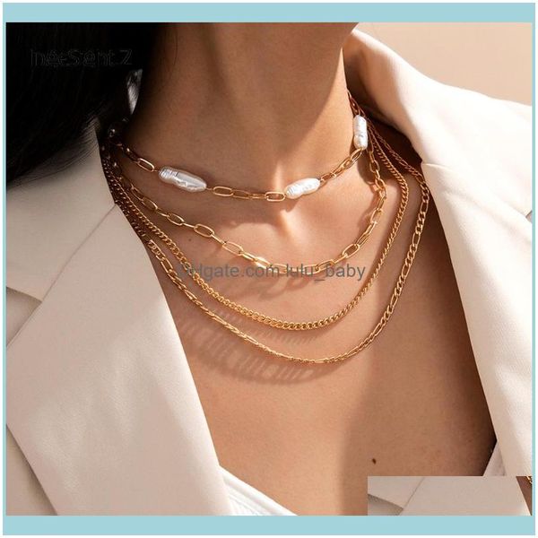 chains & pendants jewelrychains ingesight.z multi layered gold color link chain choker necklaces vintage irregular imitation pearl long wome, Silver
chains & pendants jewelrychains ingesight.z multi layered gold color link chain choker necklaces vintage irregular imitation pearl long wome, Silver