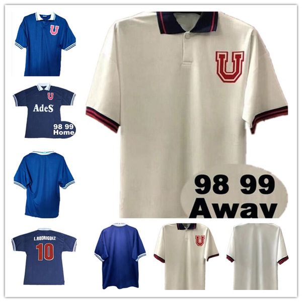 1998 1999 universidad de chile retro soccer jersey . rodriguez home blue away white football shirt, Black;yellow
1998 1999 universidad de chile retro soccer jersey . rodriguez home blue away white football shirt, Black;yellow