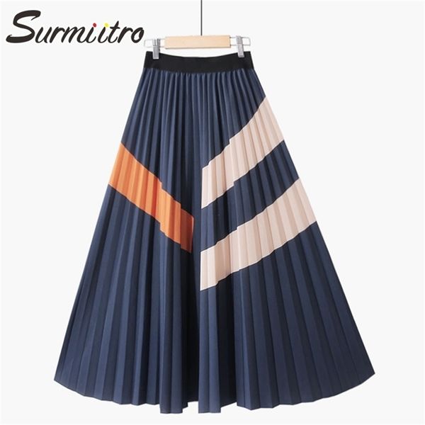 surmiitro midi long pleated skirt women fashion autumn winter korean style patchwork high waist mid-length female 211119, Black
surmiitro midi long pleated skirt women fashion autumn winter korean style patchwork high waist mid-length female 211119, Black