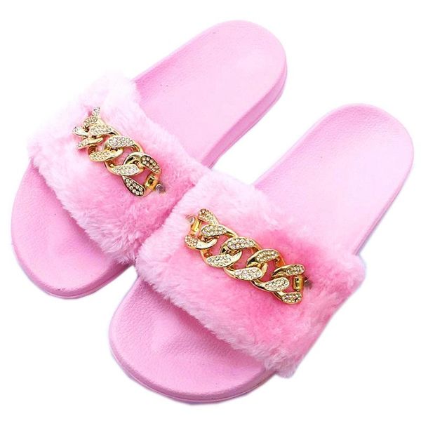 slippers faux fur women furry slides ladies chain plush home shoes 36-41 size fluffy flip-flops, Black
slippers faux fur women furry slides ladies chain plush home shoes 36-41 size fluffy flip-flops, Black